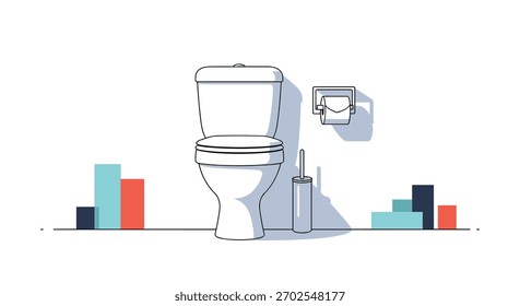 Understanding toilet performance through data analysis and visual representation.