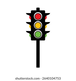 Understanding Traffic Signals A Guide to Red, Yellow, and Green Lights vector