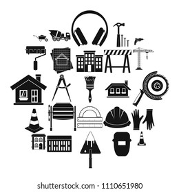 Undertaking icons set. Simple set of 25 undertaking vector icons for web isolated on white background
