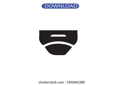 underware icon or logo isolated sign symbol vector illustration - high quality black style vector icons.
