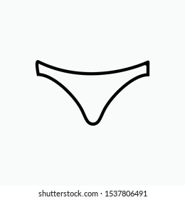 Underware Icon - Vector, Sign and Symbol or Banner for Design, Presentation, Website or Apps Elements.