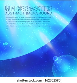 Underwater abstract background