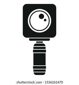 Underwater action camera icon. Simple illustration of underwater action camera vector icon for web design isolated on white background