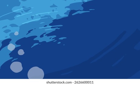 Fundo subaquático olhando para cima a partir do fundo do oceano_16:9
