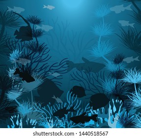 Vector Horizontal Seamless Tropical Rainforest Jungle Stock Vector ...