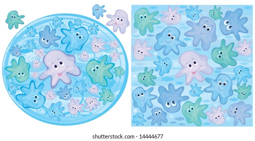 Underwater backgrounds.