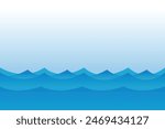 Underwater banner bubbles. Save World oceans day. See or lake, or ocean view