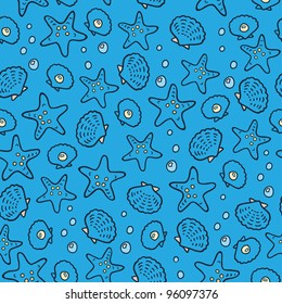 Underwater blue pattern