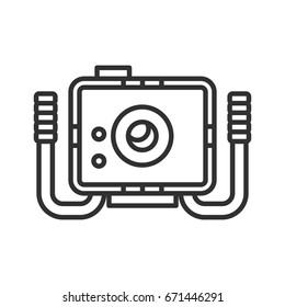 Underwater camera with handles
