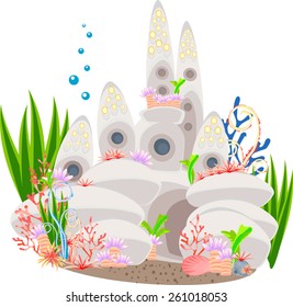 Underwater castle