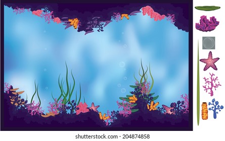 Underwater cave.