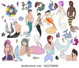 Underwater creatures.