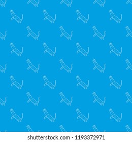 Underwater dinosaur pattern vector seamless blue repeat for any use