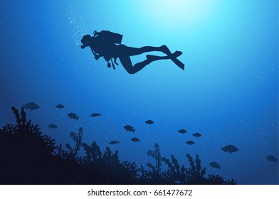 underwater diver