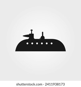 Icono de exploración subacuática - Ilustración vectorial simple