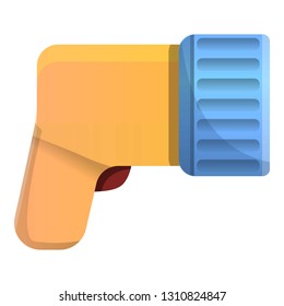Underwater flashlight icon. Cartoon of underwater flashlight vector icon for web design isolated on white background