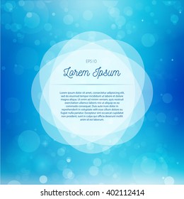 Underwater glowing background