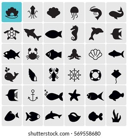 Underwater icons