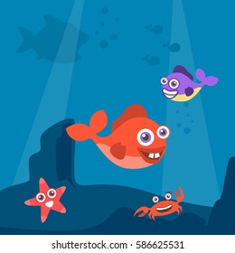 underwater illustration