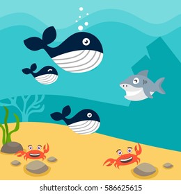 underwater illustration
