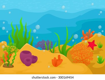 Underwater landscape 
