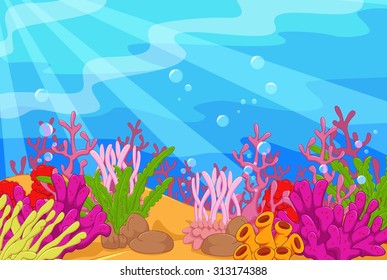 Underwater landscape