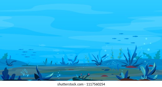 Underwater Landscape Game Background