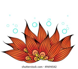 underwater life graphic design
