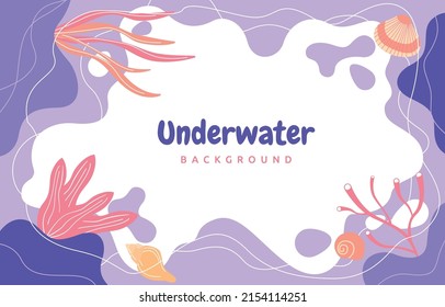 Underwater Life Sea Ocean Beach Abstract Wave Background