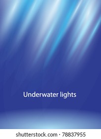 underwater lights vector eps10