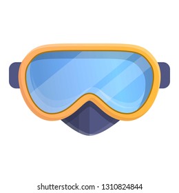 Underwater mask icon. Cartoon of underwater mask vector icon for web design isolated on white background