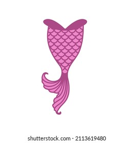 Underwater mermaid tail silhouette cute party decorations for girls
