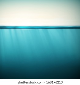 Underwater, nature background, eps 10