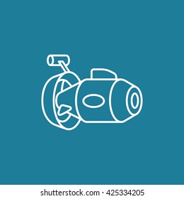 underwater scooter icon
