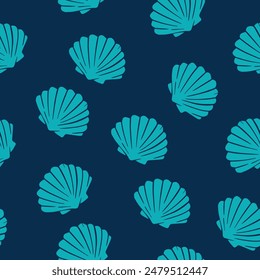 Underwater sea plants pattern. Seamless vector pattern for textile and fabric
