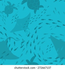 Underwater vector background