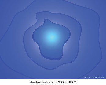 fondo abstracto submarino vectorial azul