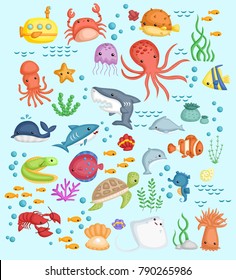 Underwater Vector Set