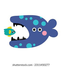 Underwater world shadow matching exercise game vector. Printable worksheet page nursery childish activity playful character, fish, seashell, octopus, cute shark, starfish, crab, squid, 