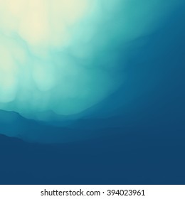 The Underwater World. Vector Illustration For Your Design. Can Be Used For Banner, Flyer, Book Cover, Poster, Web Banners.