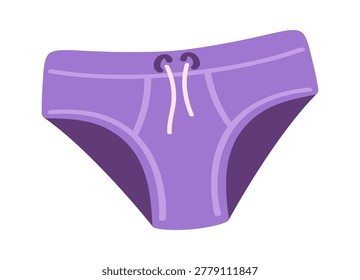 Underwear Brief With Drawstring Cartoon Style