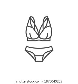 Underwear color line icon. Pictogram for web page, mobile app, promo.
