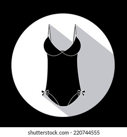 Underwear design over black background,vector illustration