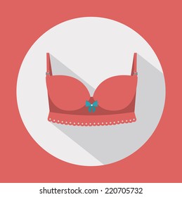 Underwear design over pink background,vector illustration