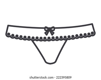 Underwear design over white background, vector illustration
