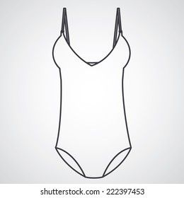 Underwear design over white background, vector illustration
