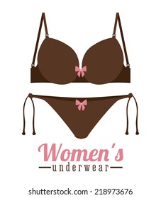 Underwear design over white background,vector illustration