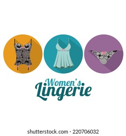 Underwear design over white background,vector illustration