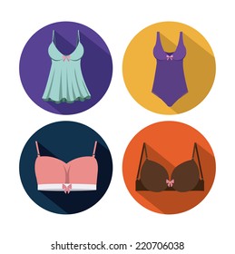 Underwear design over white background,vector illustration