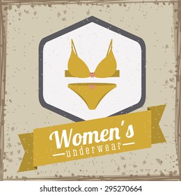 Underwear digital design, vector illustration eps 10